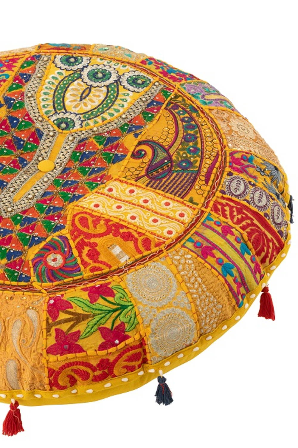 Пуф-подушка "Дели" 80x80x20см Хлопок,бисер