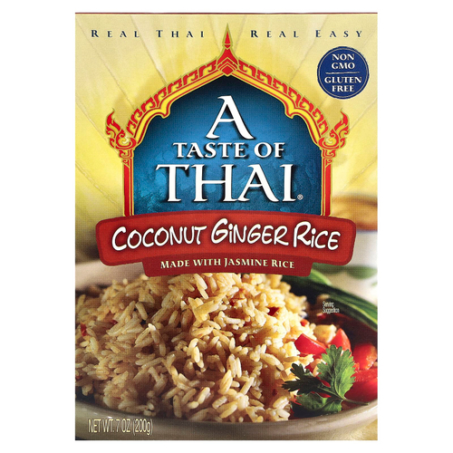 A Taste Of Thai, Рис с кокосом и имбирем, 200 г (7 унций)