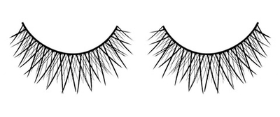 Черные накладные ресницы с перекрещивающимися ресничками Deluxe (Цвет: черный)