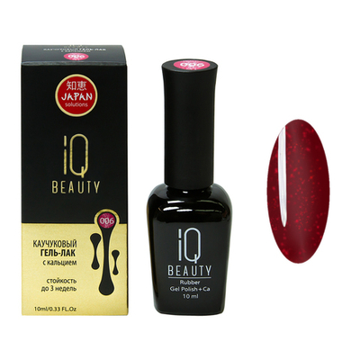 Гель-лак IQ BEAUTY Каучуковый с кальцием 006 Объем 10 мл [р]