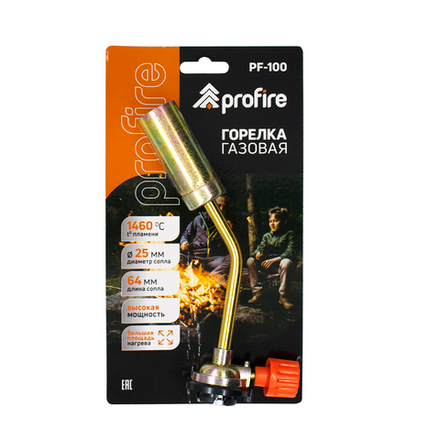 Горелка газовая портативная Profire PF-100