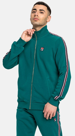 Мужская теннисная кофта Fila Hemi Track Jacket Men - зеленый