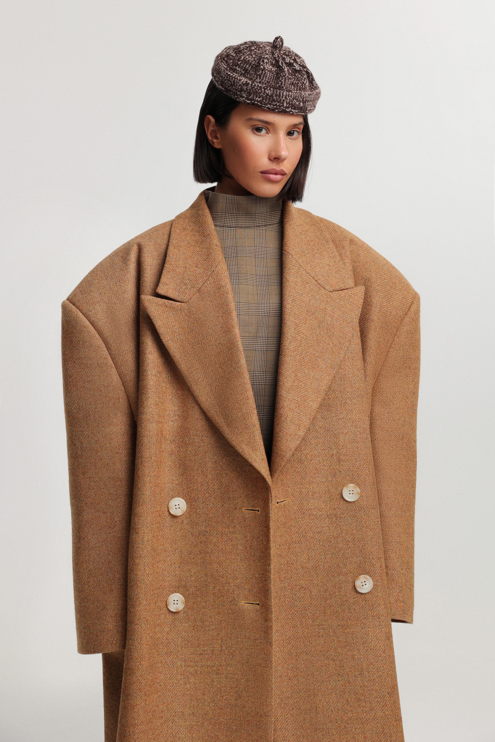 Пальто-пиджак макси