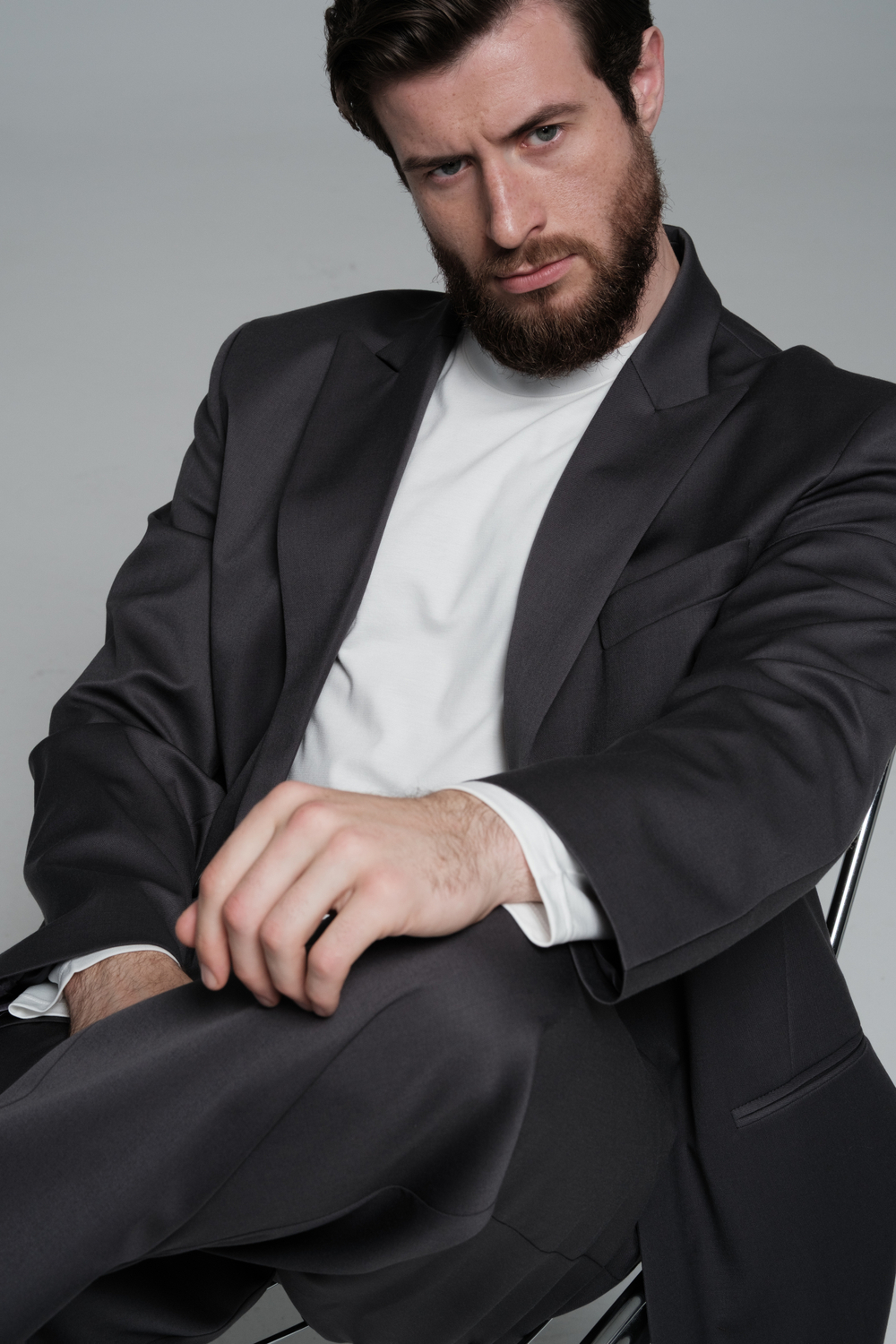 Пиджак однобортный | grey-violet