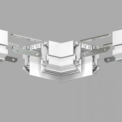 Соединитель угловой L-образный для треков встраиваемых Denkirs SMART ONE TR2026-WH