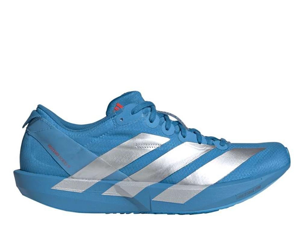 Женские кроссовки для бега adidas Adizero Adios 9 W сине-серебристые