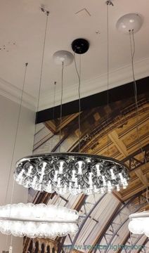 replica Prop Light Single Round Suspension Light by Moooi