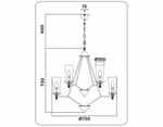 Подвесная люстра Ambrella Light TR TR3238