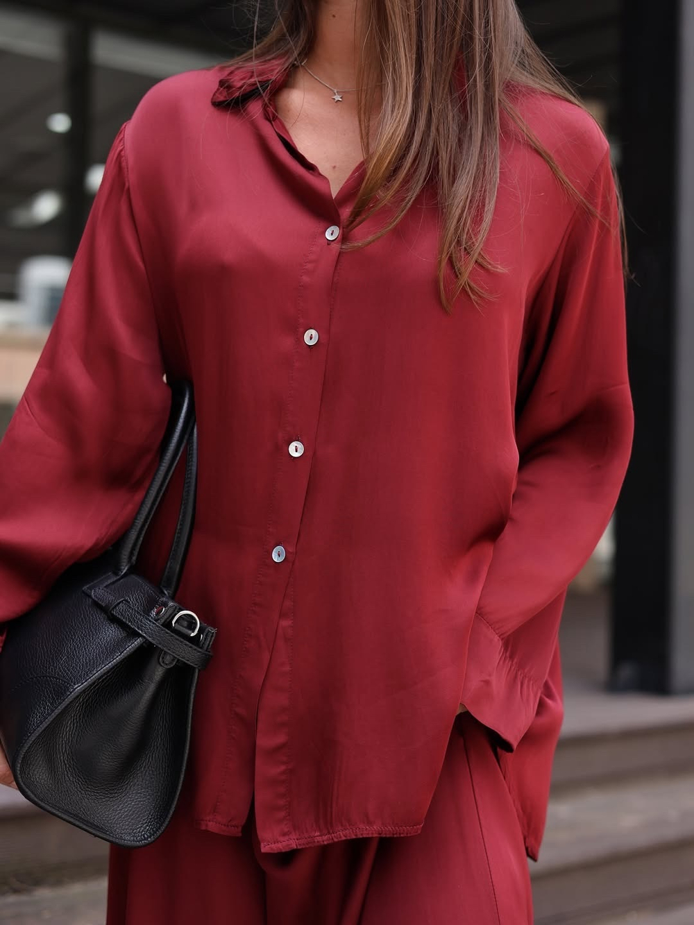 двойка из струящейся ткани