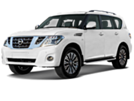 Багажники на крышу Nissan Patrol Y62 2010-2019 на рейлинги