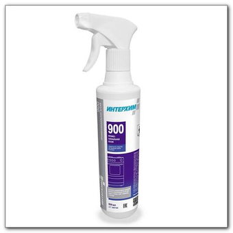 Универсальное щелочное пенное средство очистки и обезжиривания 0.5л.+спрей №900 Интерхим