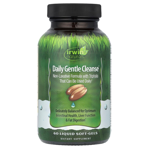 Irwin Naturals, Daily Gentle Cleanse®, 60 капсул с жидкостью