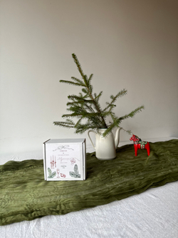 Свеча-ёлочная игрушка «Белоснежный Мухомор».