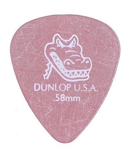 Медиаторы 12шт 0,58мм Dunlop Gator Grip 417P.58
