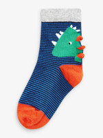 Носки хлопковые для мальчика Next 688-483, 10 шт., Серый, Синий, Зеленый