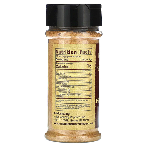 Amish Country Popcorn, Попкорн, барбекю из гикори, 148 г (5,25 унции)