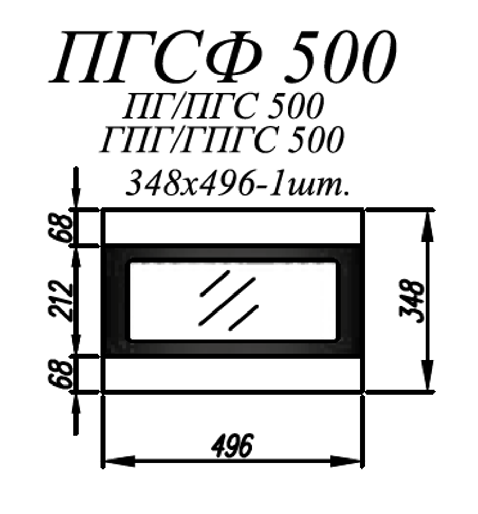 Фасад Лофт Дуб майский м ПГСФ 500