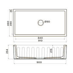 Кухонная мойка Omoikiri Mikura 91-WH Glossy Natceramic/белый