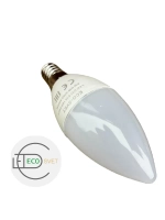 Светодиодная Led лампа С37 Е14 6W нейтр 5шт