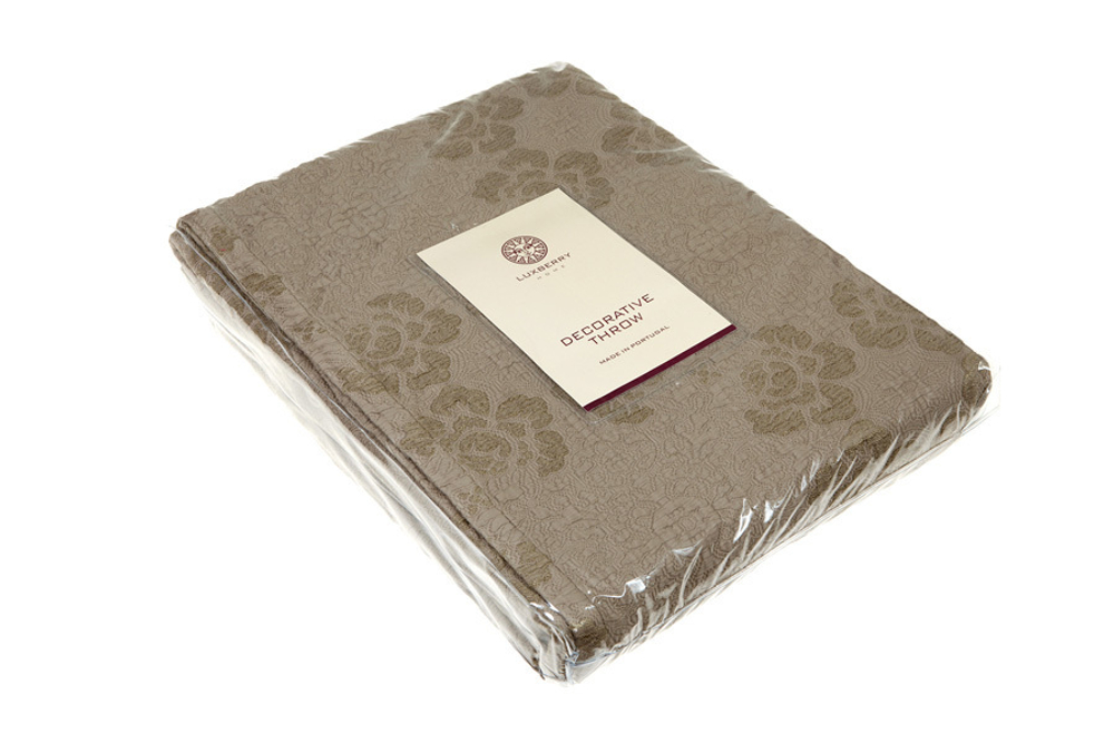 Покрывало 240х260 Luxberry Golden Cloud бежевое Португалия фото