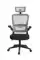 Кресло для руководителя Gramber С15 Сетка серая/Ткань черная