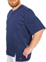 Туника медицинская мужская White Wears WW510, синий, 48