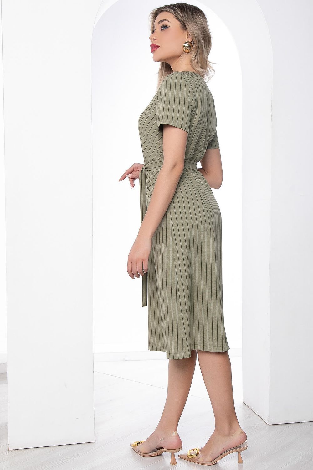 Платье "Европейский шик" (олива) П8330 LT Collection