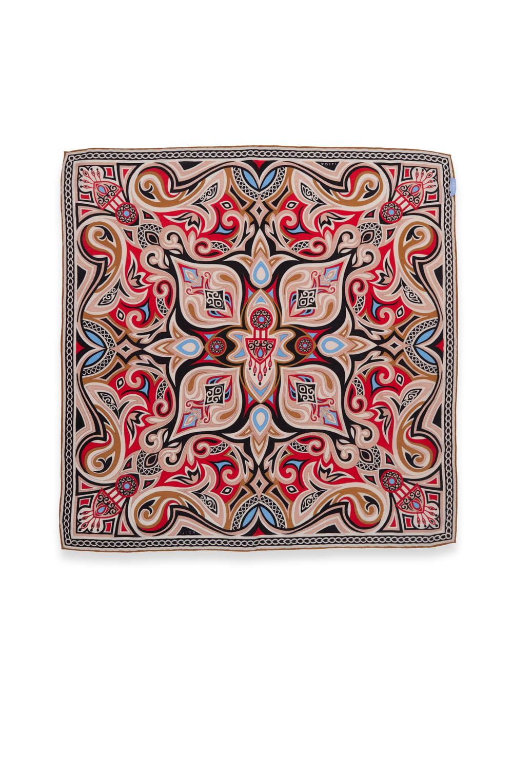 ПЛАТОК | 90х90 см | (120-20) шелк-шерсть