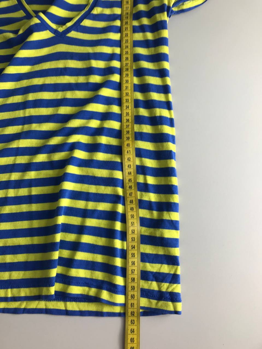 Футболка J.Crew в яркую полоску, маркировка XS, визуально 42 размер