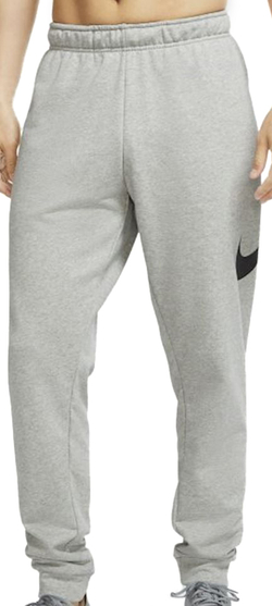 Мужские теннисные штаны Nike Dry Pant Taper FA Swoosh - серый