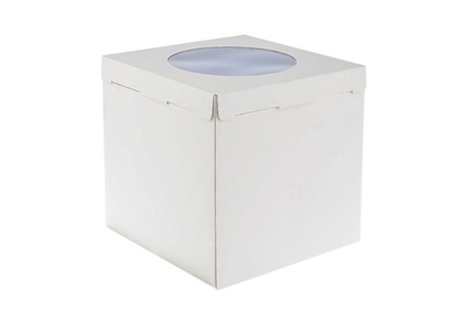 ForGenika короб картонный белый с окном 300*300*300 мм (1/20)