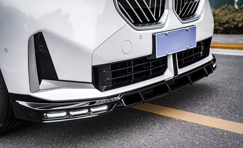 Обвес с подсветкой для BMW X3 G45 2025 БМВ аэродинамический тюнинг губа и диффузор бампера