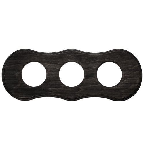 Рамка 3-х постовая (Угольно-черный) С.М. BF8 BF8-630-119