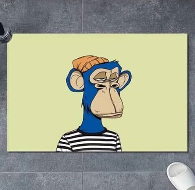 Коврик на пол для ванной и туалета противоскользящий 50х80, ковер для спальни и дома