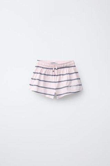 ZARA ПЛОТНЫЕ ШОРТЫ, РОЗОВЫЙ