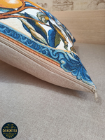 Декоративный гобеленовый чехол Лимоны 47х47