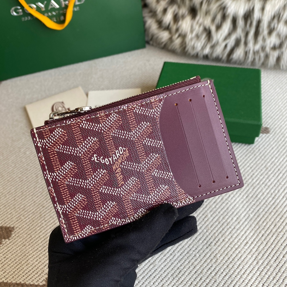 Goyard Bourbon Zipped Card Holder (11 colors)