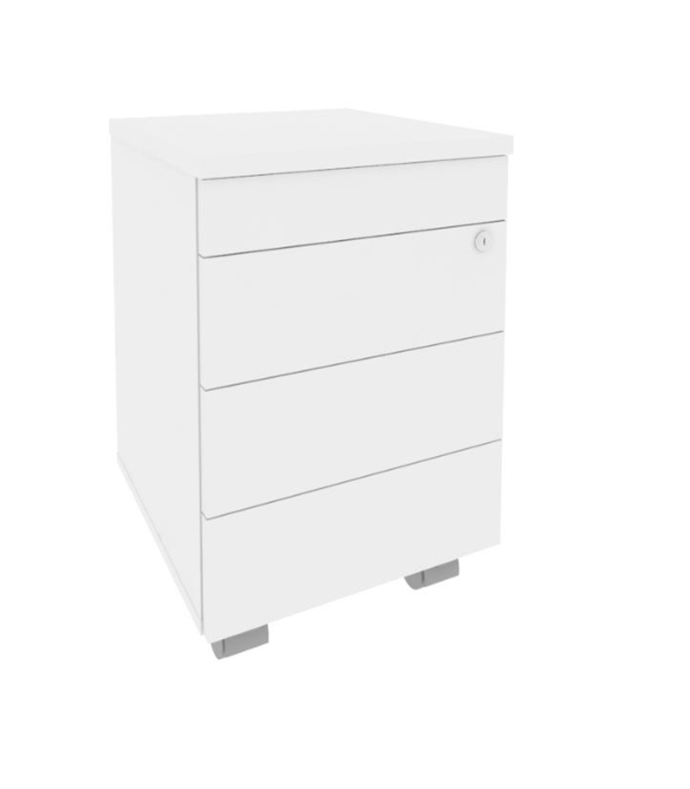 Тумба мобильная 3 ящика TIP-ON Onix Direct