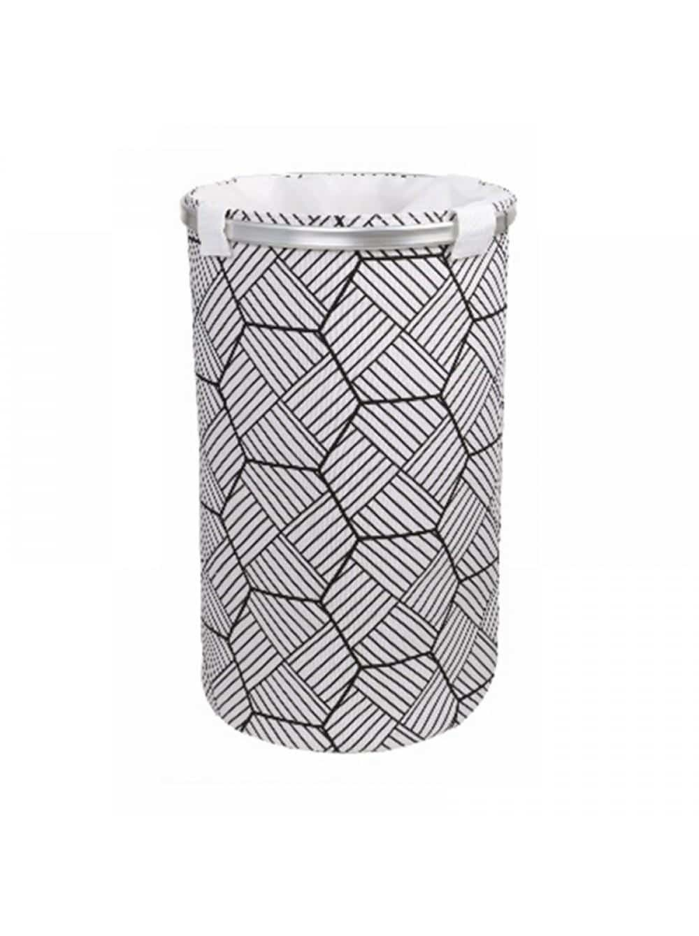 Корзина для белья на завязках белая FX-1033B