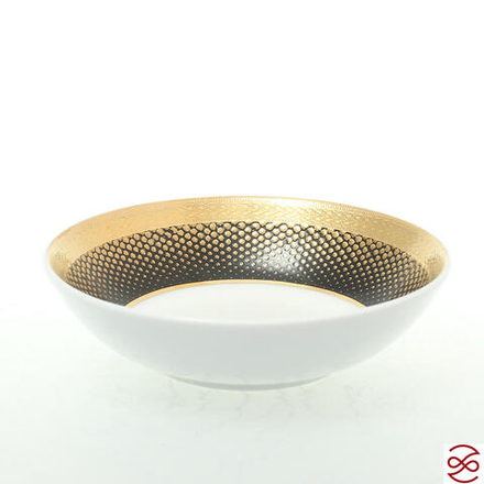 Набор розеток Falkenporzellan Rio black gold 11см (6 шт)