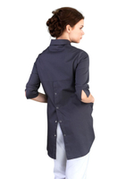 Рубашка медицинская женская на кнопках Тезис TZ450, темно-синий, 46