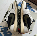 В наличии, Кроссовки Travis Scott x Jordan Air Jordan 1 Low "Medium Olive", 40 EU