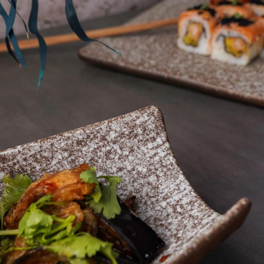 Блюдо прямоугольное 24,2*11,4*5,8 см Brown Untouched Taiga P.L. Proff Cuisine [1]