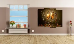 Модульная картина''Шампанское''