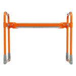 Скамейка садовая Nika, оранжевая,