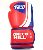 Бокс перчатки GREEN HILL KNOCKOUT (BGK-2266) красный 12oz                                                                                                             .