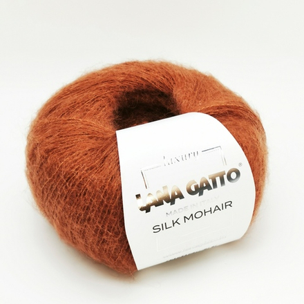 SILK MOHAIR 13737 Mattone/Mason