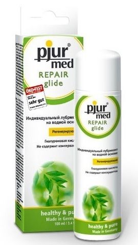 Регенирирующий лубрикант с гиалуроновой кислотой Pjur MED Repair glide, 100 ml