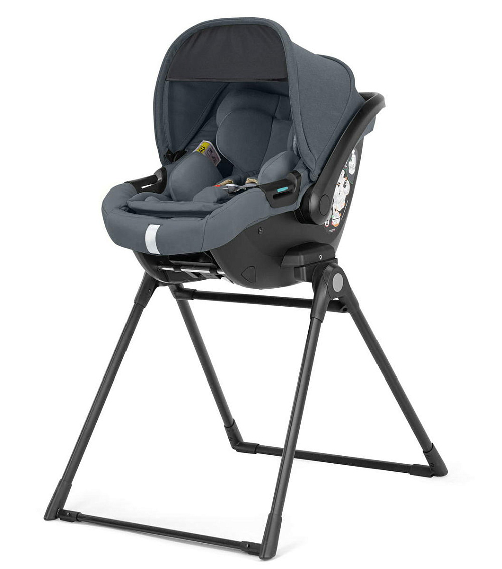 Коляска 3 в 1 Inglesina Electa System Quattro DRW 2025 с подставкой под люльку Union Grey