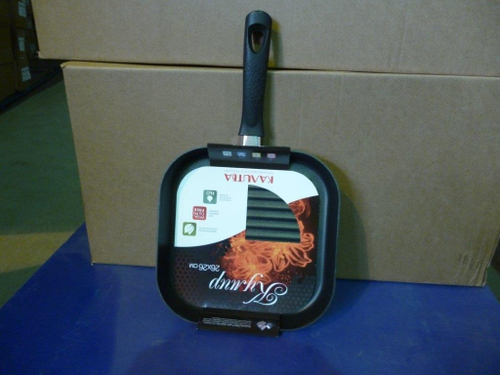 Сковорода 90261 гриль 26 без крышки внутр а/п Сплав АМц 90261 (6/1) KALITVA